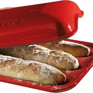 Emile Henry Grand Cru Baguette Bread Baker NWOT